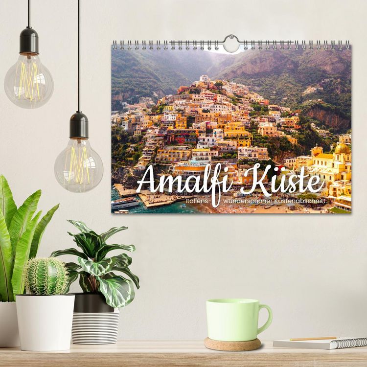 Produktbild: Amalfi K&uuml;ste - Italiens wundersch&ouml;ner K&uuml;stenabschnitt. (Wandkalender 2026 DIN A4 quer), CALVENDO Monatskalender