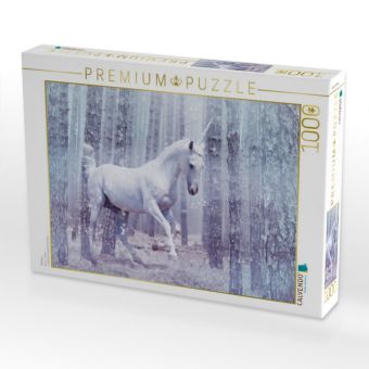 Produktbild: CALVENDO Puzzle Einhorn | 1000 Teile Lege-Gr&ouml;&szlig;e 64x48cm Foto-Puzzle f&uuml;r gl&uuml;ckliche Stunden