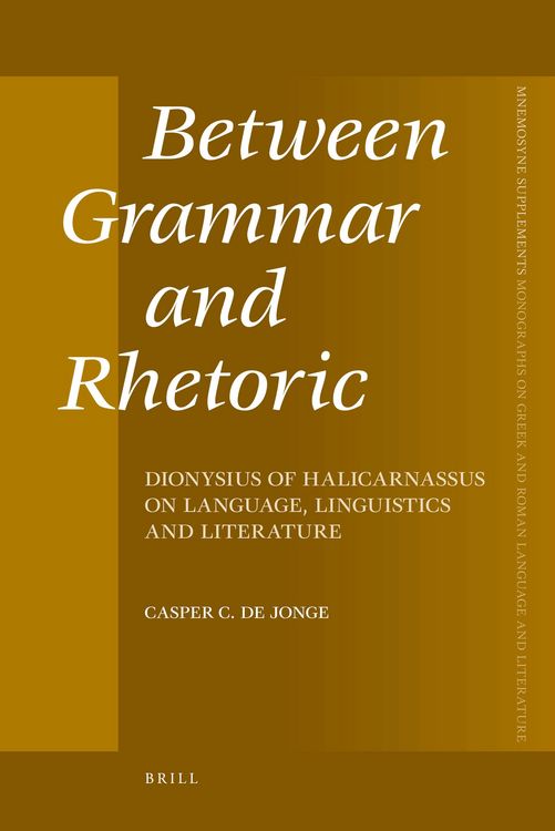 Produktbild: Between Grammar and Rhetoric