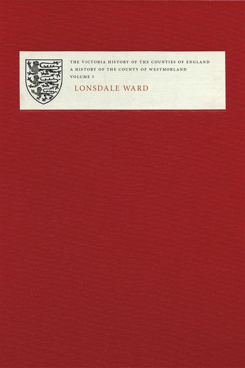 Produktbild: Victoria County History of Westmorland I - Lonsdale Ward