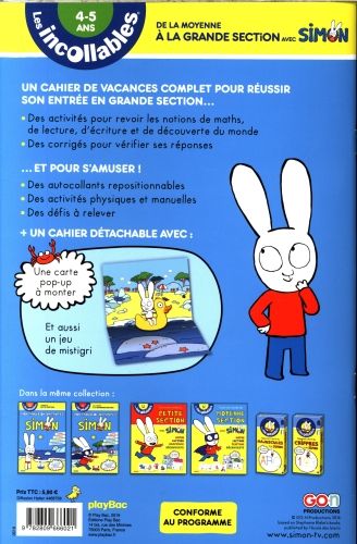 Produktbild: Mon cahier de vacances Simon