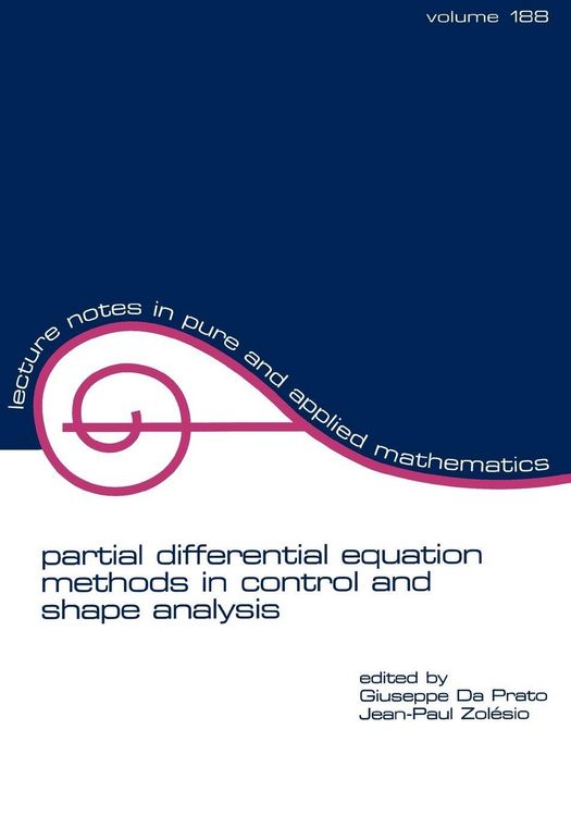 Produktbild: partial differential equation methods in control and shape analysis