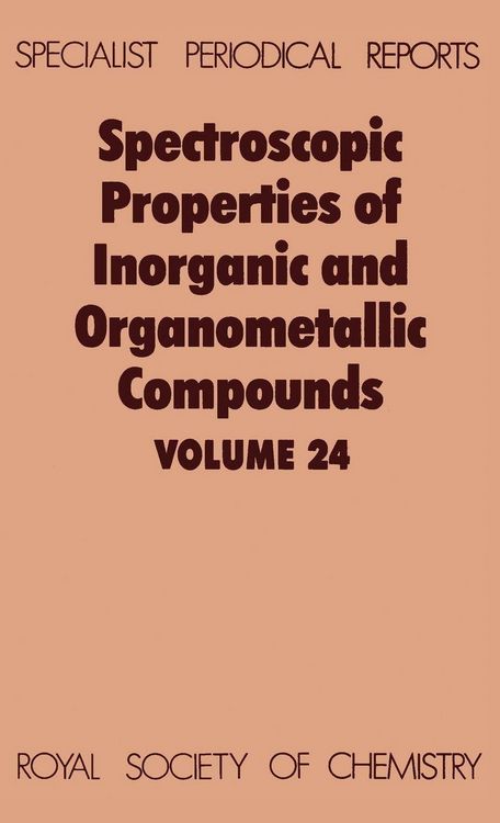 Produktbild: Spectroscopic Properties of Inorganic and Organometallic Compounds