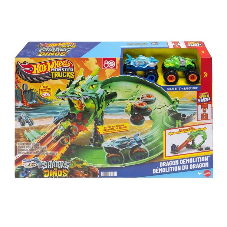 Produktbild: Hot Wheels Monster Trucks Drachenangriff