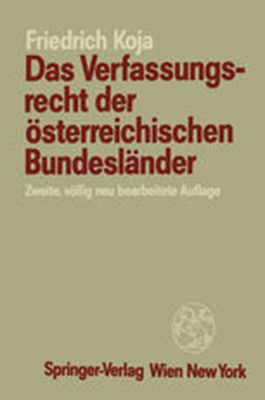 Produktbild: Das Verfassungsrecht der &ouml;sterreichischen Bundesl&auml;nder