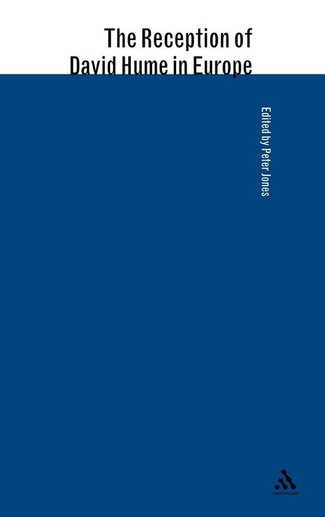 Produktbild: The Reception of David Hume in Europe