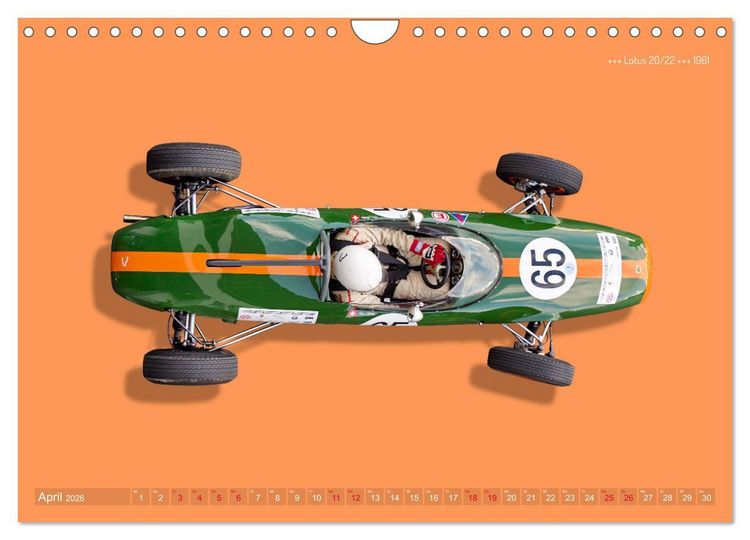 Produktbild: Legenden des Rennsports - Formel Junior 1955-1965 (Wandkalender 2026 DIN A4 quer), CALVENDO Monatskalender