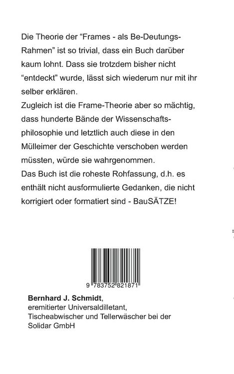 Produktbild: BauS&Auml;TZE: Frames - als Be-Deutungs-Rahmen