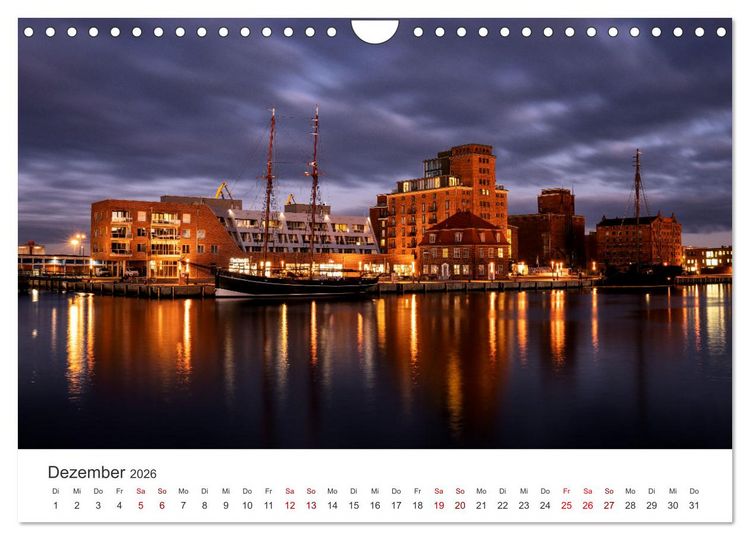 Produktbild: Unser sch&ouml;nes Wismar (Wandkalender 2026 DIN A4 quer), CALVENDO Monatskalender