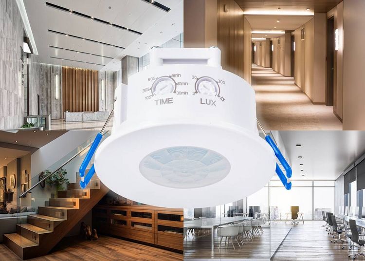 Produktbild: Sygonix SY-5995928 Decke PIR-Bewegungsmelder 360&deg; Relais Wei&szlig; IP20
