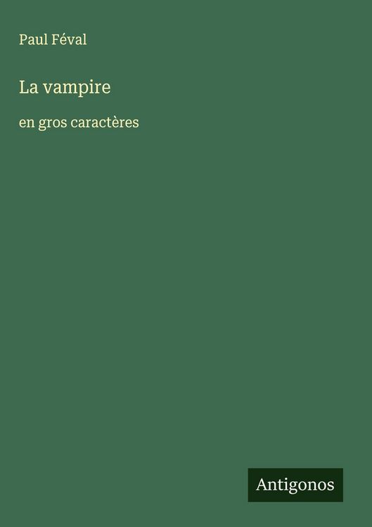 Produktbild: La vampire