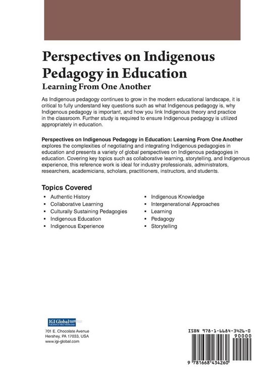 Produktbild: Perspectives on Indigenous Pedagogy in Education