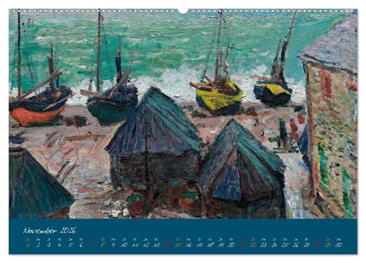 Produktbild: Typisch Monet (Wandkalender 2026 DIN A2 quer), CALVENDO Monatskalender