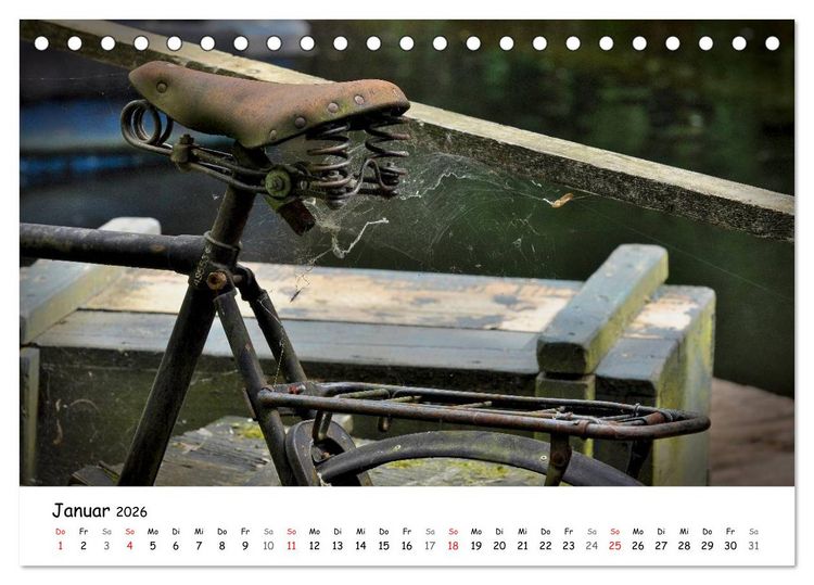 Produktbild: Velomantisch - Radimpressionen (Tischkalender 2026 DIN A5 quer), CALVENDO Monatskalender
