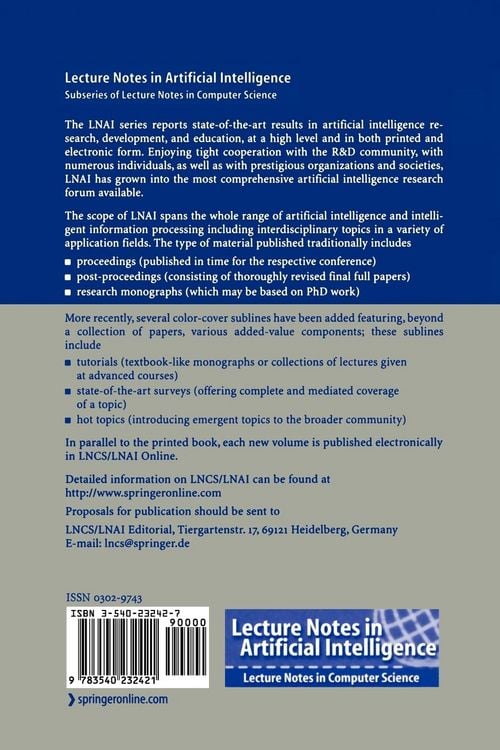 Produktbild: Logics in Artificial Intelligence