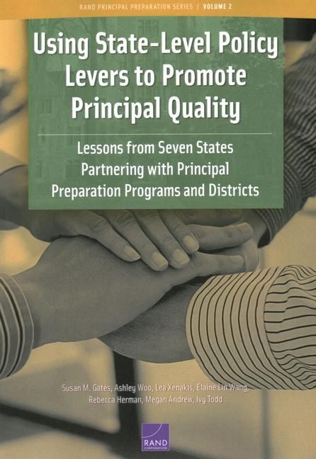 Produktbild: Using State-Level Policy Levers to Promote Principal Quality