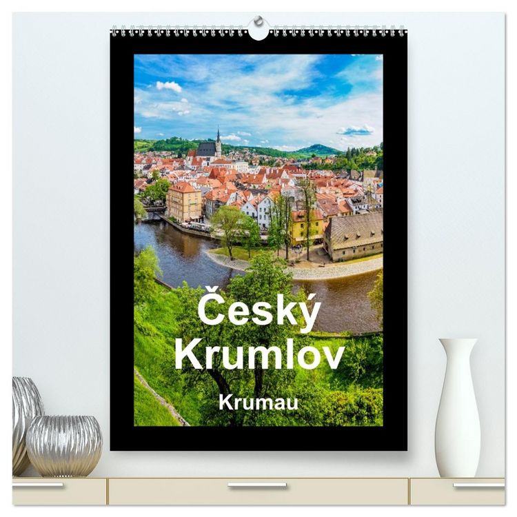Produktbild: Cesky Krumlov Krumau (hochwertiger Premium Wandkalender 2026 DIN A2 hoch), Kunstdruck in Hochglanz
