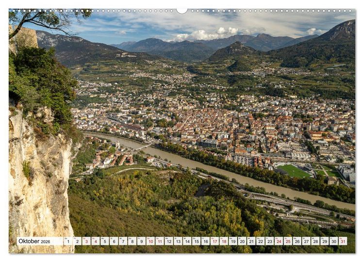 Produktbild: Trient und das Trentino (hochwertiger Premium Wandkalender 2026 DIN A2 quer), Kunstdruck in Hochglanz