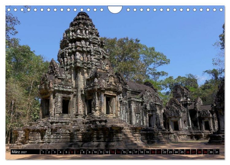 Produktbild: Angkor - Mythos im Reich der Khmer (Wandkalender 2027 DIN A4 quer), CALVENDO Monatskalender