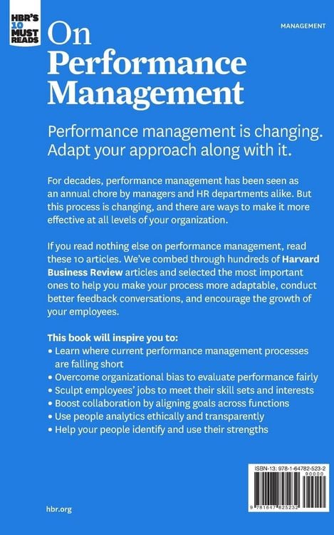 Produktbild: HBR's 10 Must Reads on Performance Management