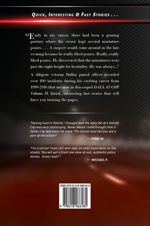 Produktbild: DALLAS COP Volume II More Than 400 True Short Stories
