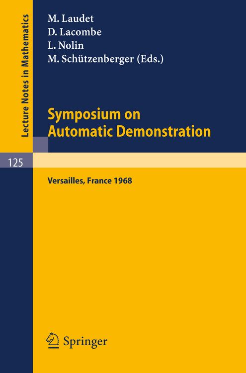 Produktbild: Symposium on Automatic Demonstration