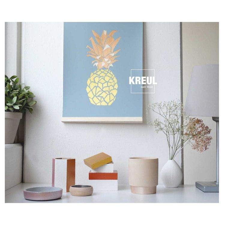 Produktbild: KREUL Acryl Metallicfarben Set Glamour Living 6 x 20 ml