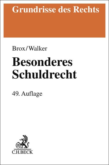 Bild vom Artikel Grundrisse des Rechts / Besonderes Schuldrecht vom Autor Hans Brox