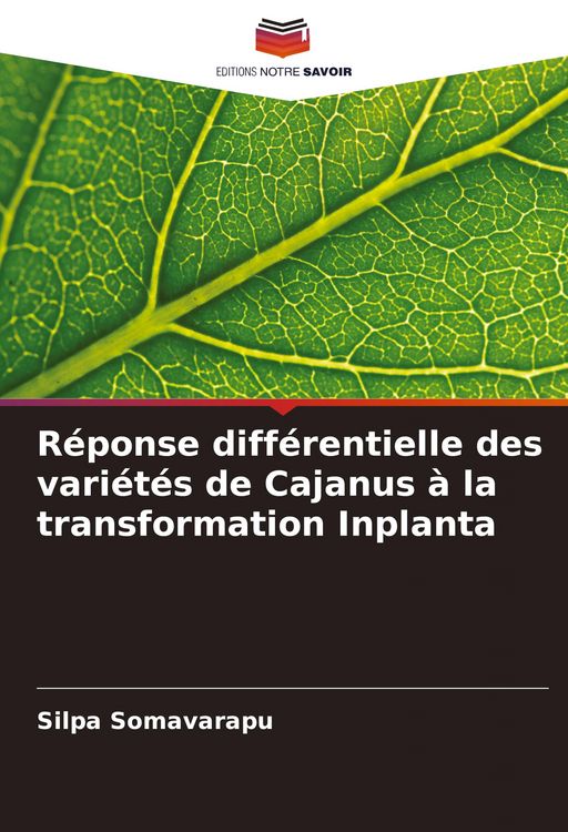 Produktbild: R&eacute;ponse diff&eacute;rentielle des vari&eacute;t&eacute;s de Cajanus &agrave; la transformation Inplanta