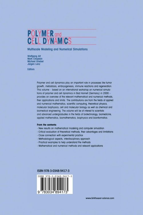 Produktbild: Polymer and Cell Dynamics