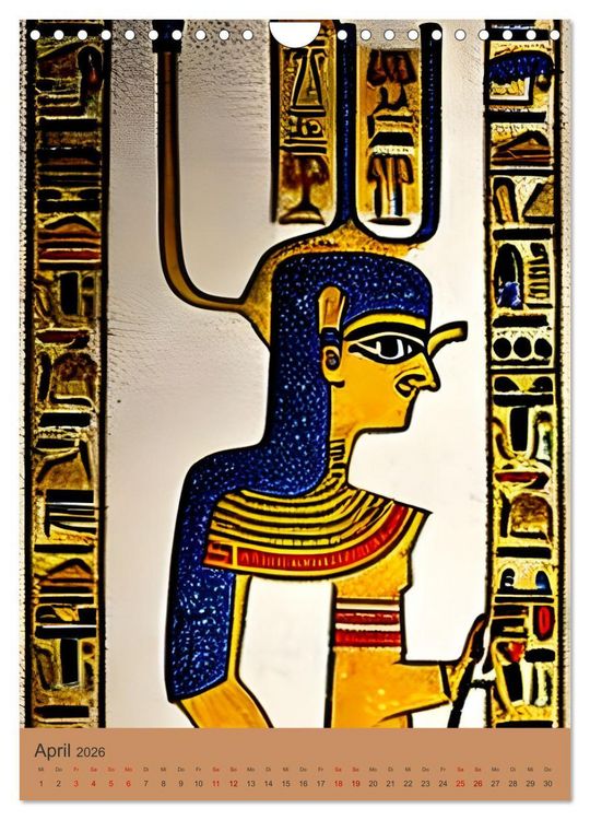 Produktbild: Altes &Auml;gypten - Computertr&auml;ume aus der KI (Wandkalender 2026 DIN A4 hoch), CALVENDO Monatskalender