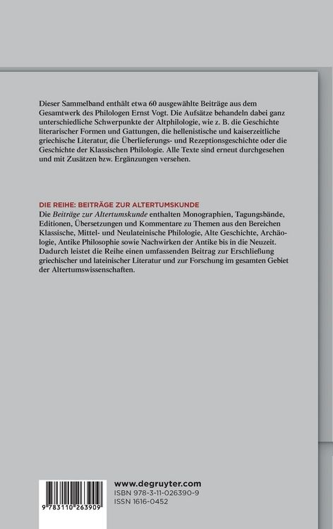 Produktbild: Literatur der Antike und Philologie der Neuzeit