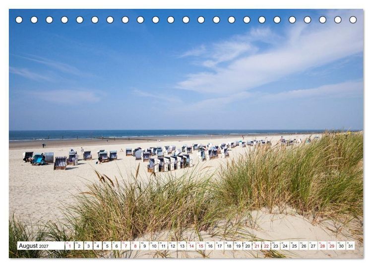 Produktbild: Norderney - Momente einer Reise (Tischkalender 2027 DIN A5 quer), CALVENDO Monatskalender
