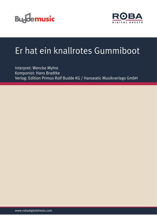 Produktbild: Er hat ein knallrotes Gummiboot