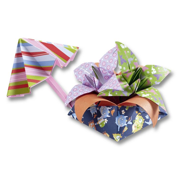 Produktbild: folia Faltbl&auml;tter Kinderspa&szlig; 80g/m&sup2; mehrfarbig 15x15cm 50 Blatt