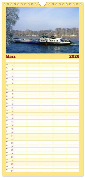 Produktbild: Familienplaner 2026 - Bayerischer Wald mit 5 Spalten (Wandkalender, 21 x 45 cm) CALVENDO