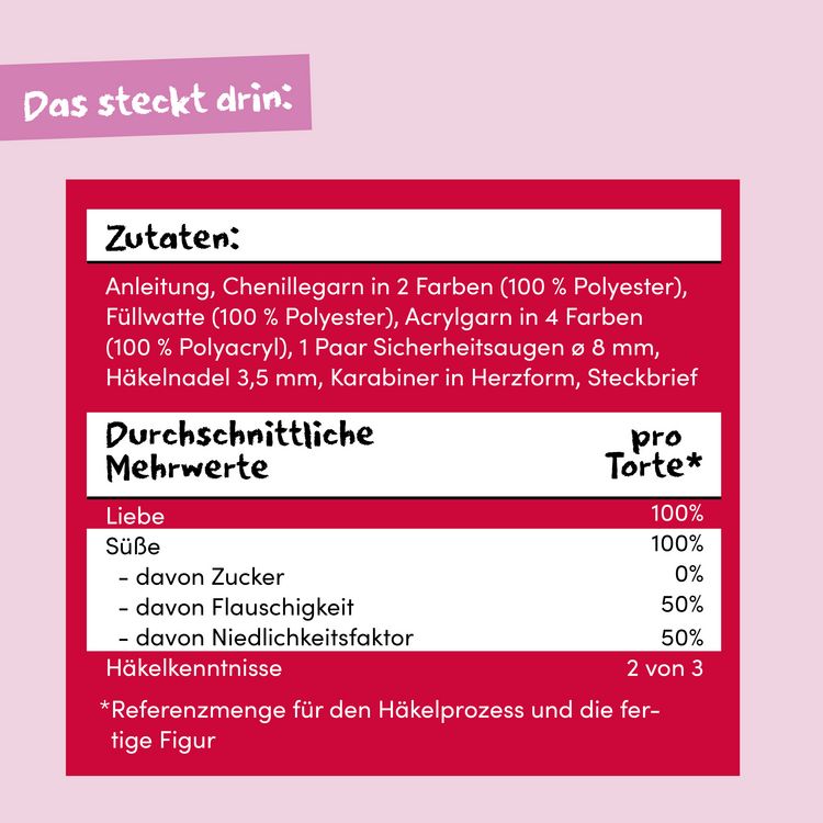 Produktbild: Amusing Lovables H&auml;kelset Barry Cake