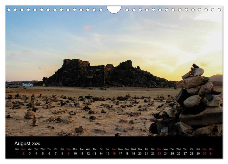 Produktbild: Monuments of Aruba 2026 (Wall Calendar 2026 DIN A4 landscape), CALVENDO 12 Month Wall Calendar