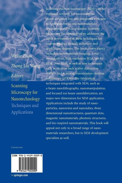 Produktbild: Scanning Microscopy for Nanotechnology