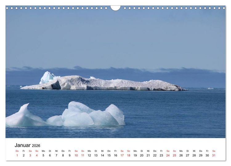 Produktbild: Svalbard 2026 (Wandkalender 2026 DIN A3 quer), CALVENDO Monatskalender