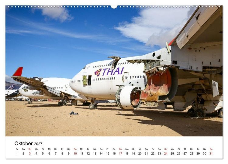 Produktbild: GROUNDED (Wandkalender 2027 DIN A2 quer), CALVENDO Monatskalender
