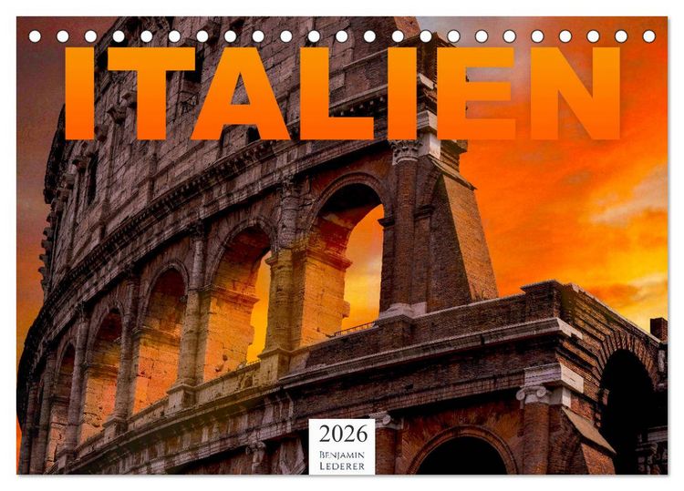 Produktbild: Italien - S&uuml;deuropa (Tischkalender 2026 DIN A5 quer), CALVENDO Monatskalender