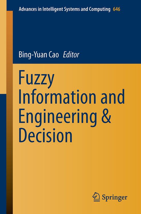 Produktbild: Fuzzy Information and Engineering and Decision
