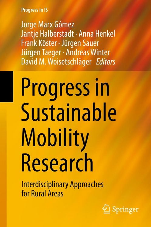 Produktbild: Progress in Sustainable Mobility Research