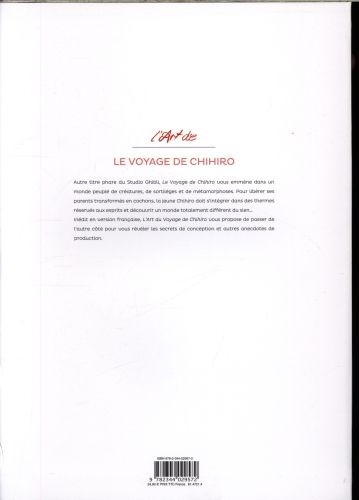 Produktbild: L'art de : Le voyage de Chihiro : un film de Hayao Miyazaki