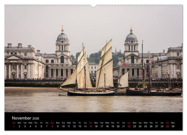 Produktbild: London 2026 (High Quality Premium Wall Calendar 2026 DIN A2 landscape),CALVENDO 12 Month Wall Calendar