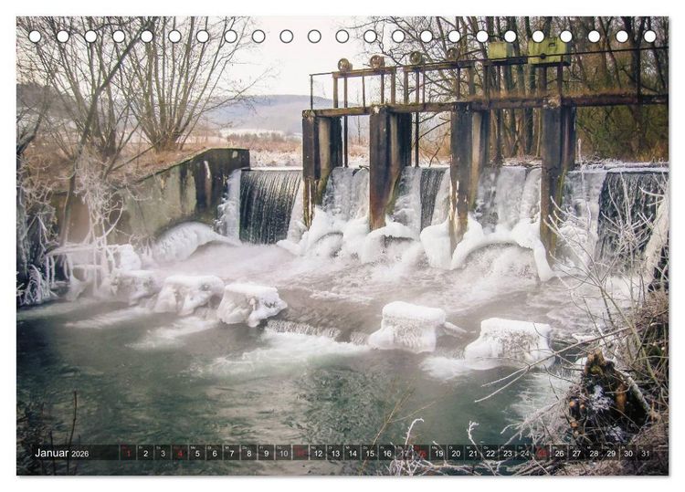 Produktbild: Feng Shui Farben - Element Wasser (Tischkalender 2026 DIN A5 quer), CALVENDO Monatskalender