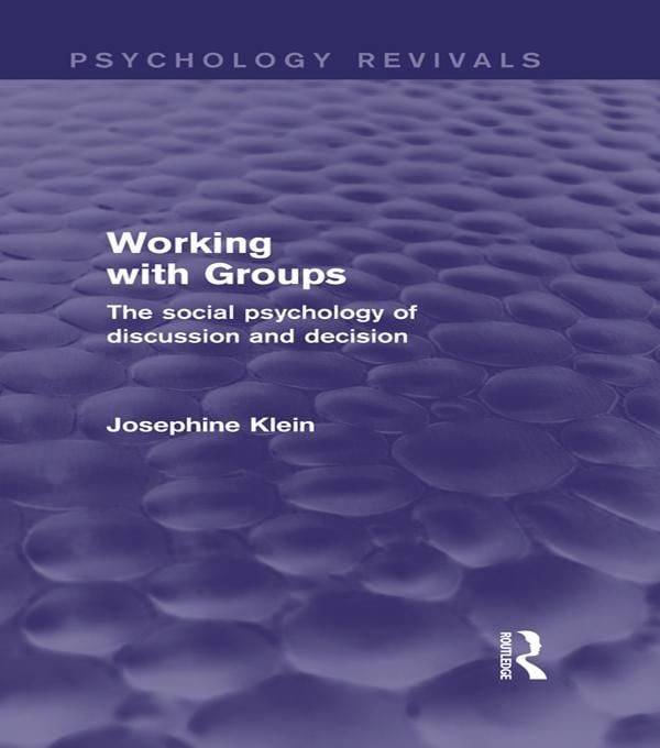 Produktbild: Working with Groups (Psychology Revivals)