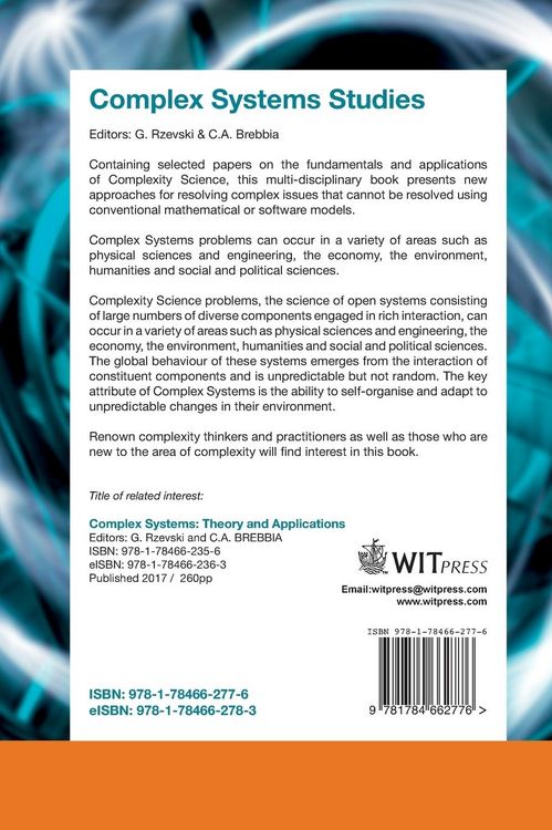 Produktbild: Complex Systems Studies