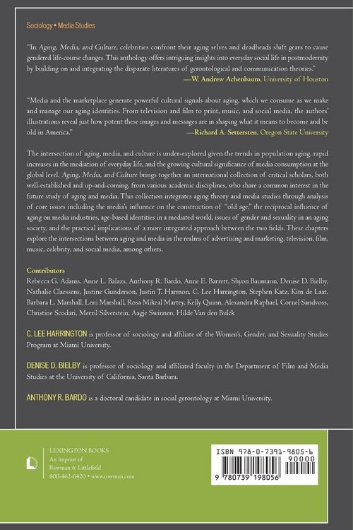 Produktbild: Aging, Media, and Culture